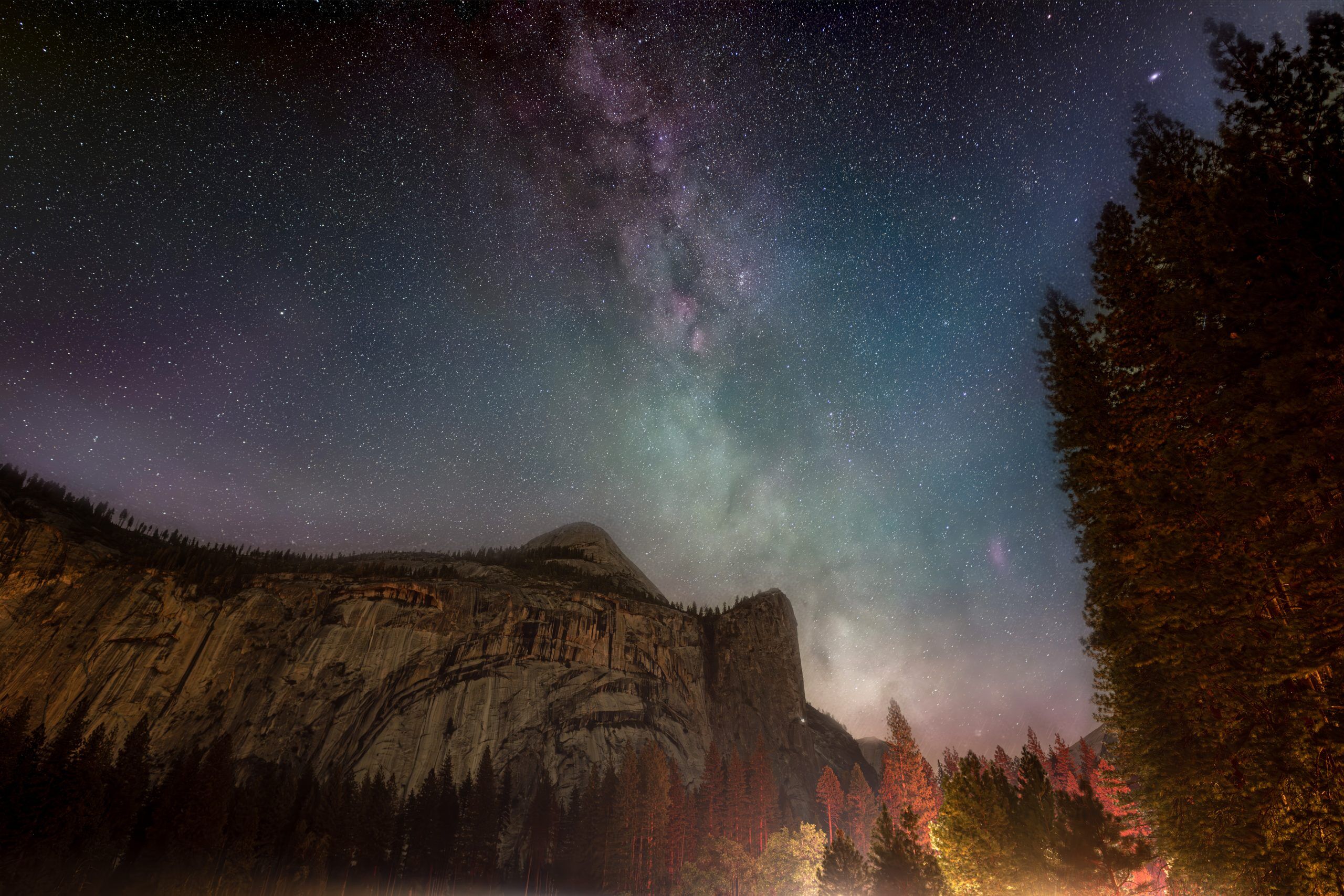 Stars over Yosemite